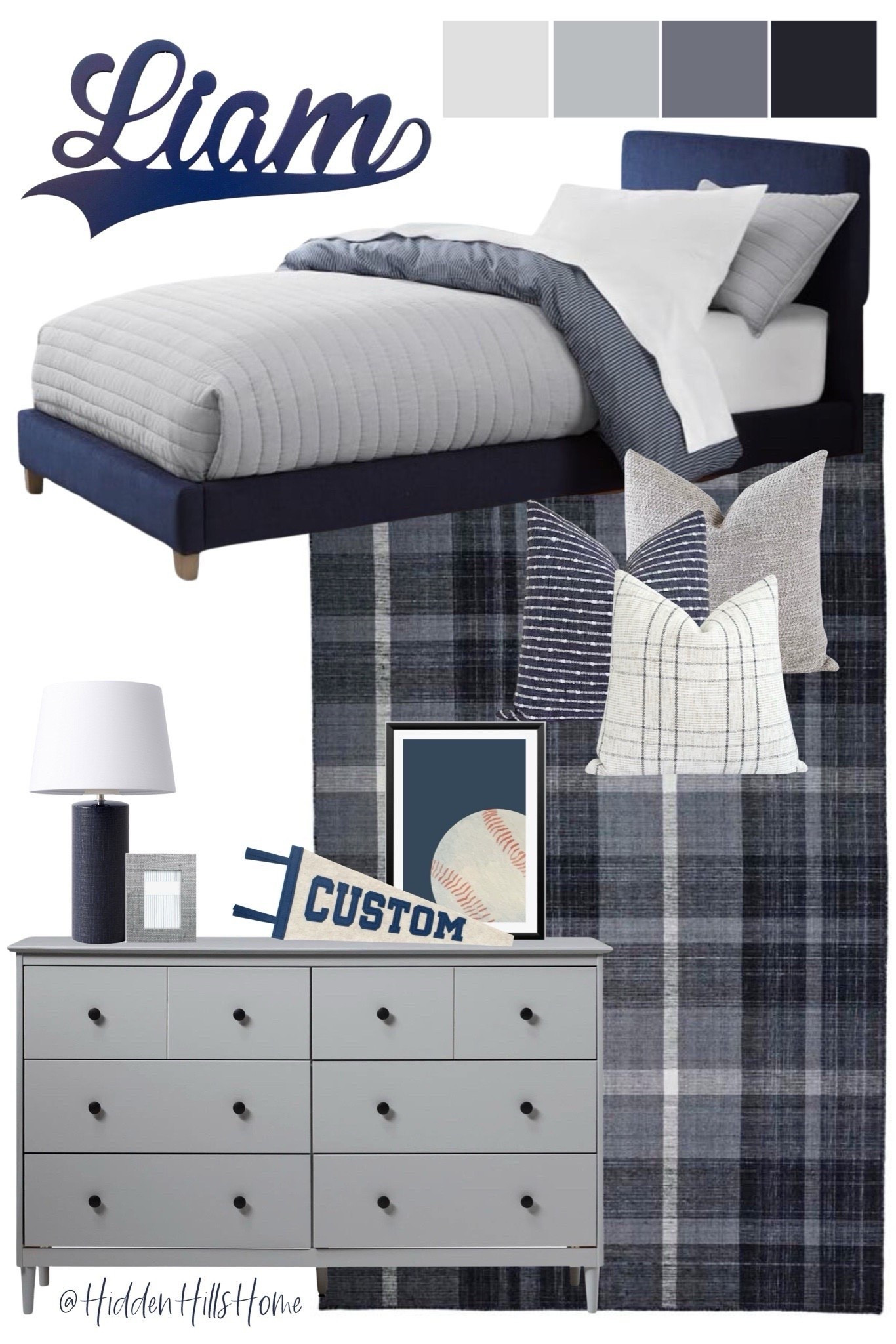 Boys bedroom decor, boys room mood board, baseball themed bedroom, sports themed boys room design, kids bedroom ideas #boysroom


#LTKHome #LTKKids #LTKSaleAlert