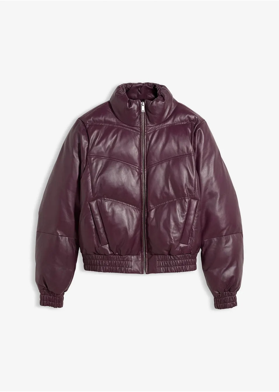 Doudoune en cuir d’agneau nappa | Bonprix FR