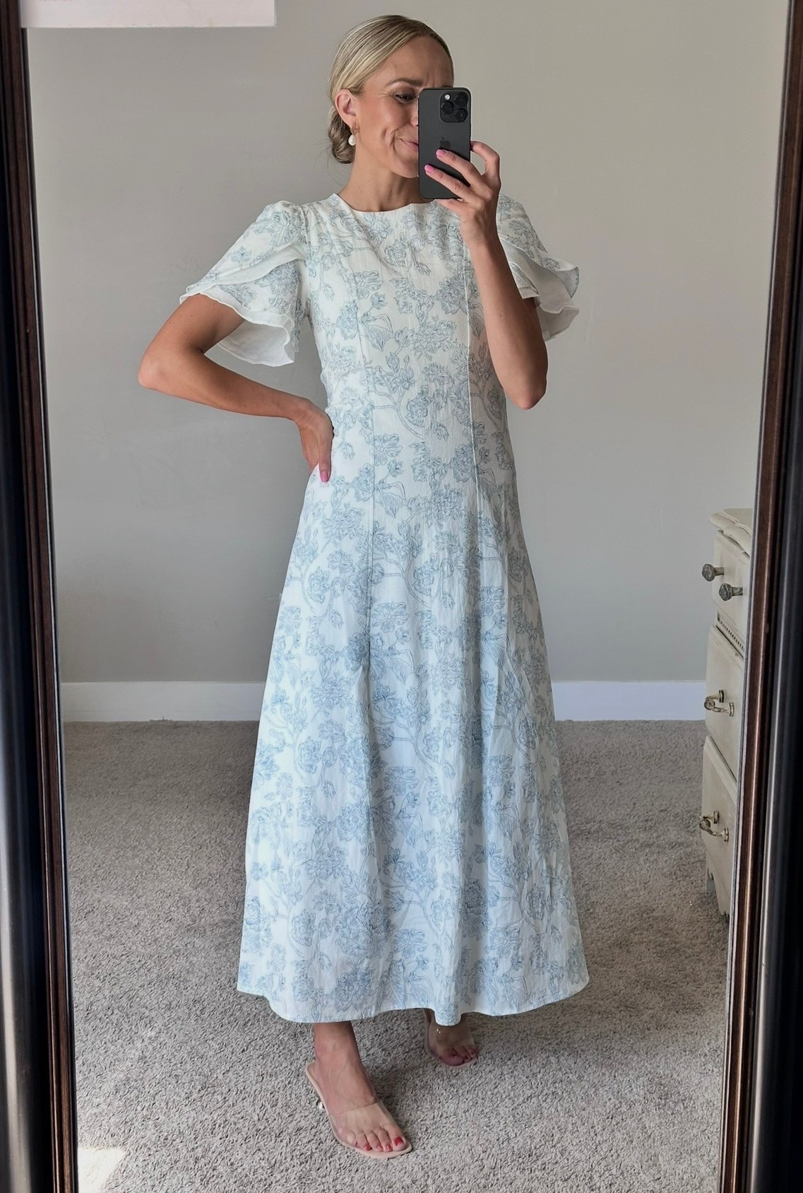 This dress is finally back in stock!! 

#LTKgrwm #LTKSpringSale #LTKootd