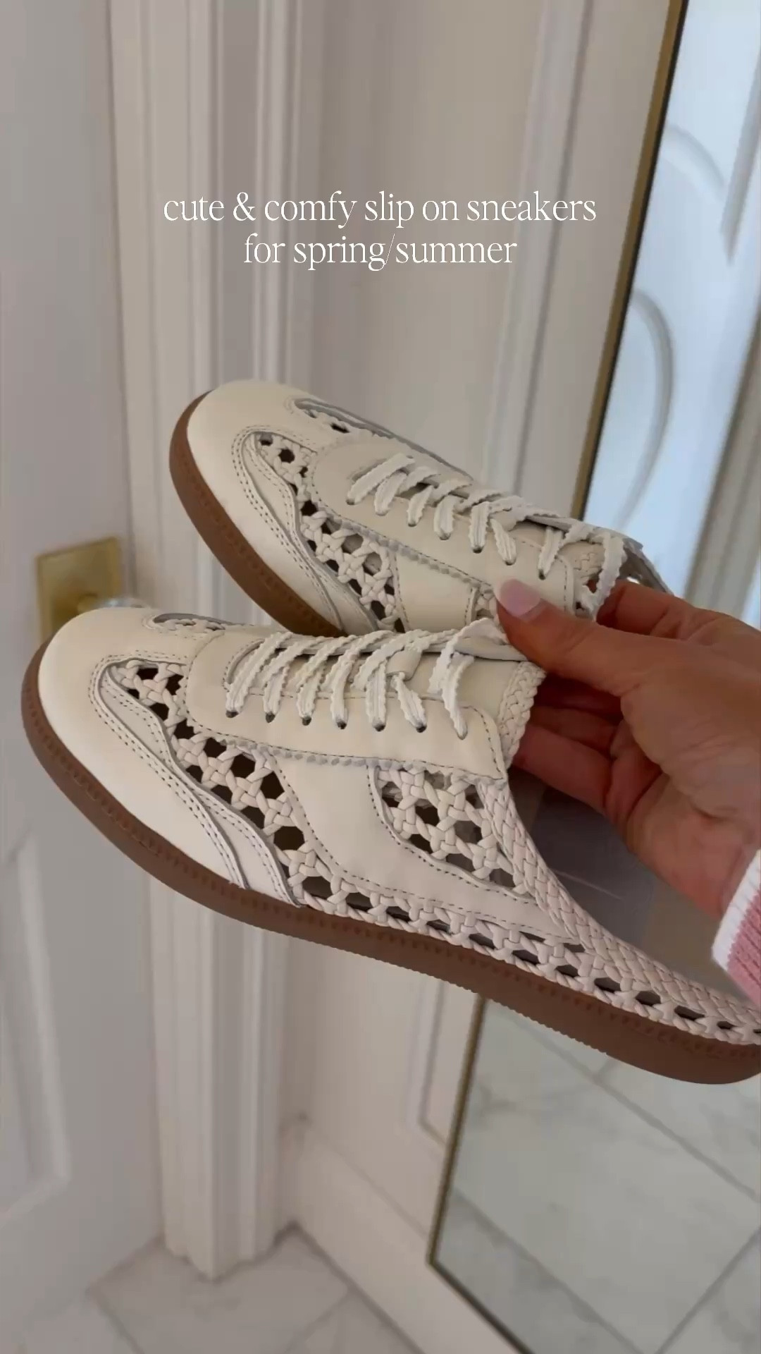 Spring slip on sneakers fit tts 