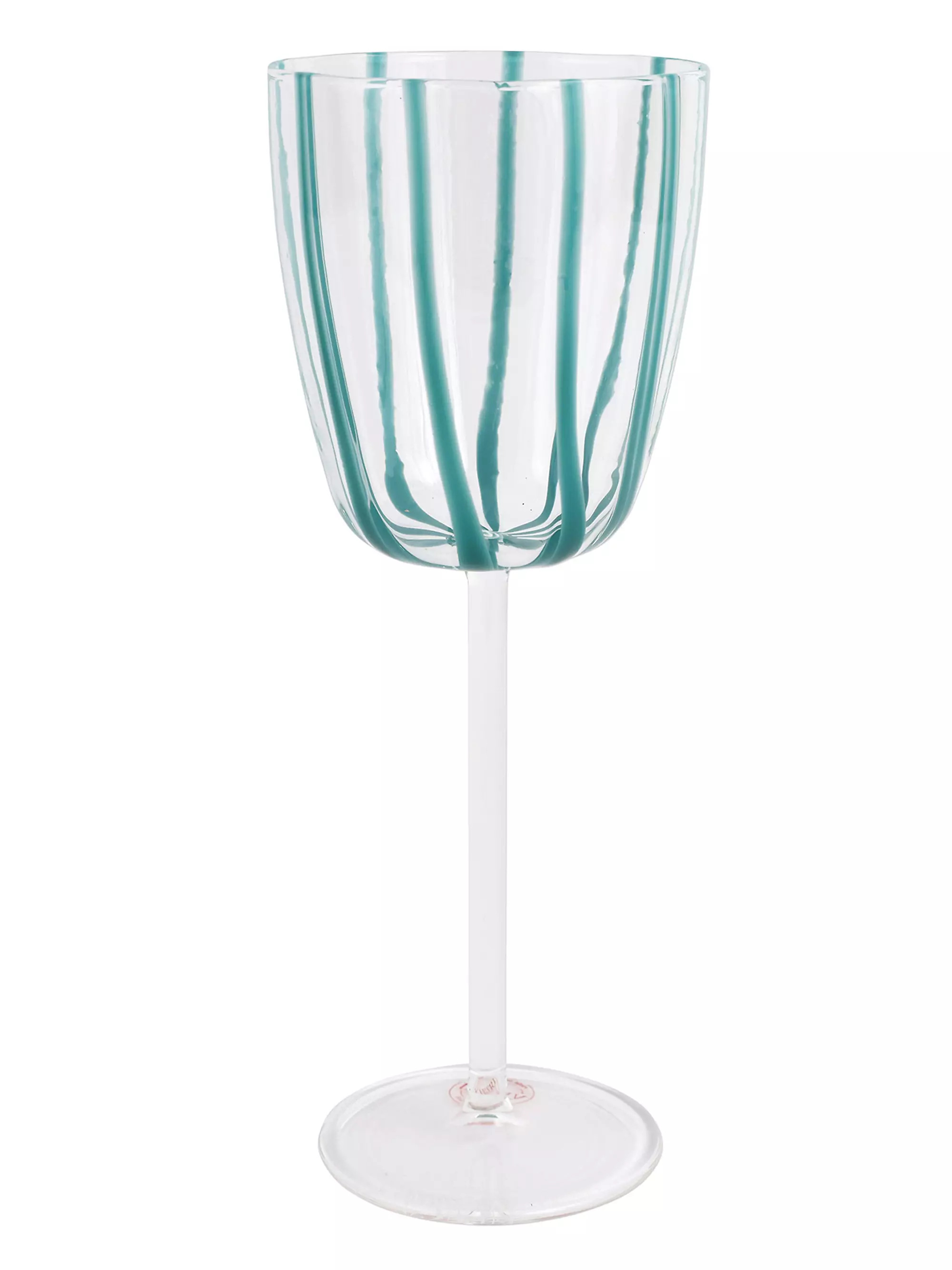 Nuovo Stripe Wine Glass | Saks Fifth Avenue