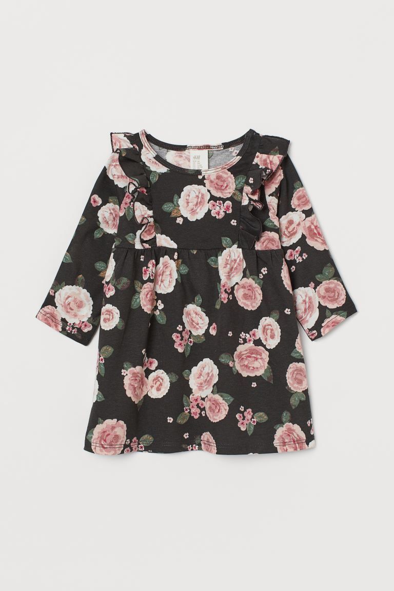 Ruffle-trimmed Jersey Dress | H&M (US + CA)