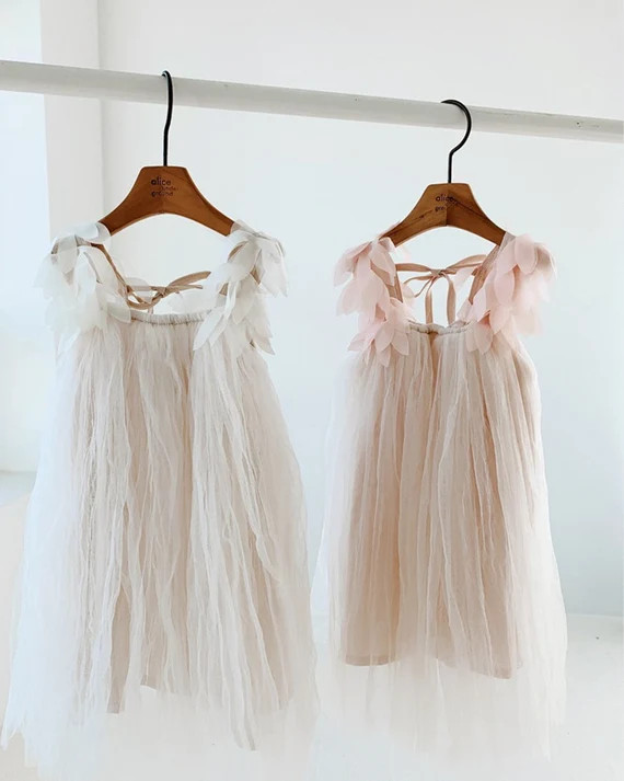 S-XL Toddler and Kids Girl Tulle Dress Special Occasion | Etsy | Etsy (US)