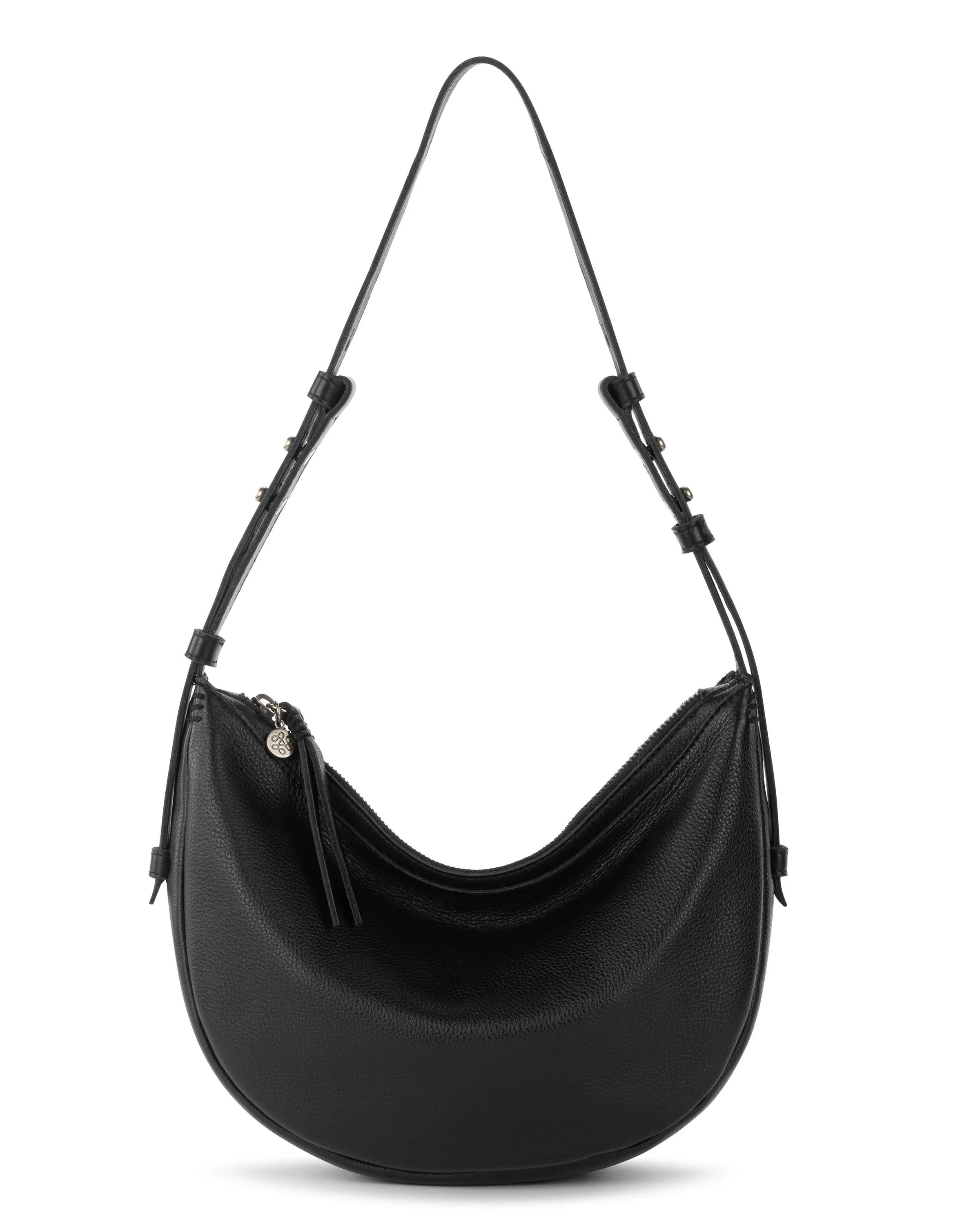 Tess Shoulder Bag - Leather - Black | Boston Proper