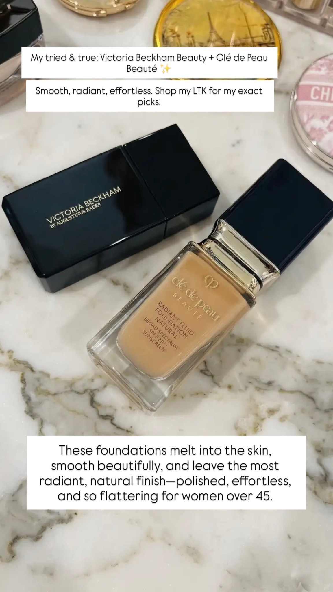 My tried & true: Victoria Beckham Beauty + Clé de Peau Beauté ✨

Smooth, radiant, effortless. Shop my LTK for my exact picks.

#LTKmomlife #LTKOver40