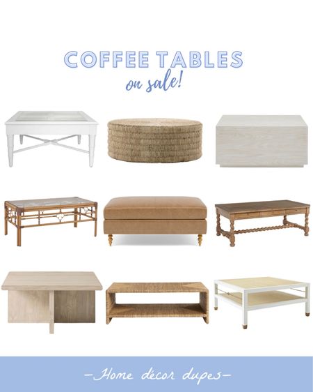 There are some great coffee tables on sale right now all the Labor Day sales going on!! 👏🏻👏🏻👏🏻

All are marked as sales price, except the Serena & Lily ones…which are 20% OFF when you use code: NEWLEAF 

Even more linked!!

#LTKfamily #LTKhome #LTKsalealert