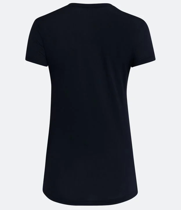 Camiseta Esportiva em Poliamida com Barra Mullet Preto | Renner (BR)