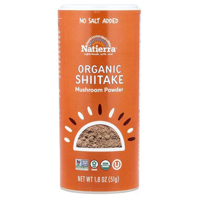 Natierra Organic Shiitake Mushroom Powder, 1.8 oz (51 g) | Target