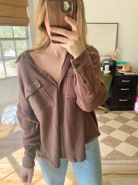 The best top for fall! So cozy and versatile. Fall outfits. Casual fall outfit. Free people dupe.

Wearing a small, but could have sized down too. 

#LTKBacktoSchool #LTKSeasonal #LTKsalealert