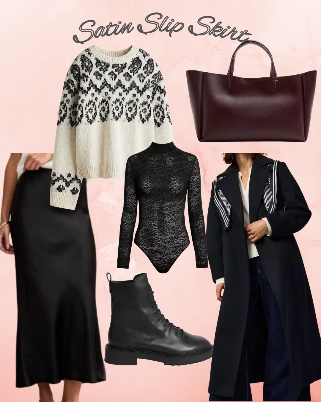 Satin slip skirt styling 

#LTKworkwear #LTKuk #LTKstyletip