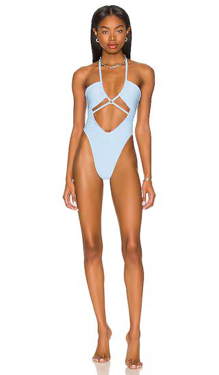 Catalena One Piece in Sky Blue | Revolve Clothing (Global)