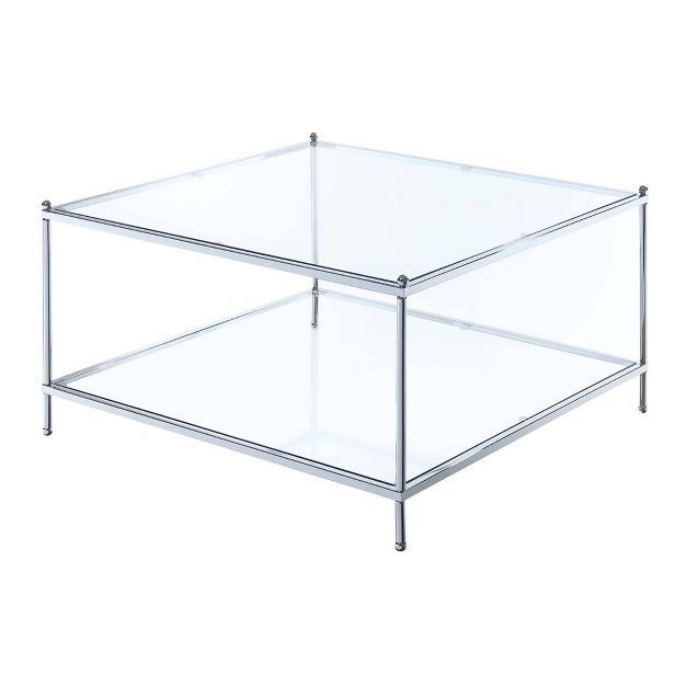 Royal Crest Square Coffee Table Chrome - Breighton Home | Target