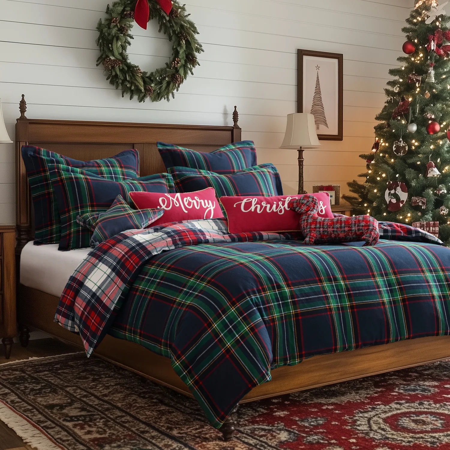 Spencer Plaid Flannel Comforter Set | Levtex Home