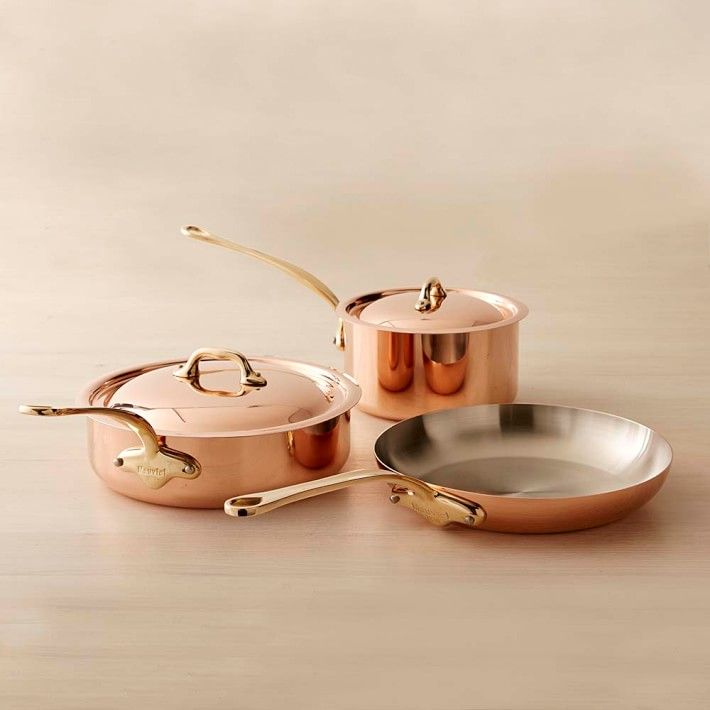 Mauviel Copper M'150 B 5-Piece Cookware Set | Williams-Sonoma