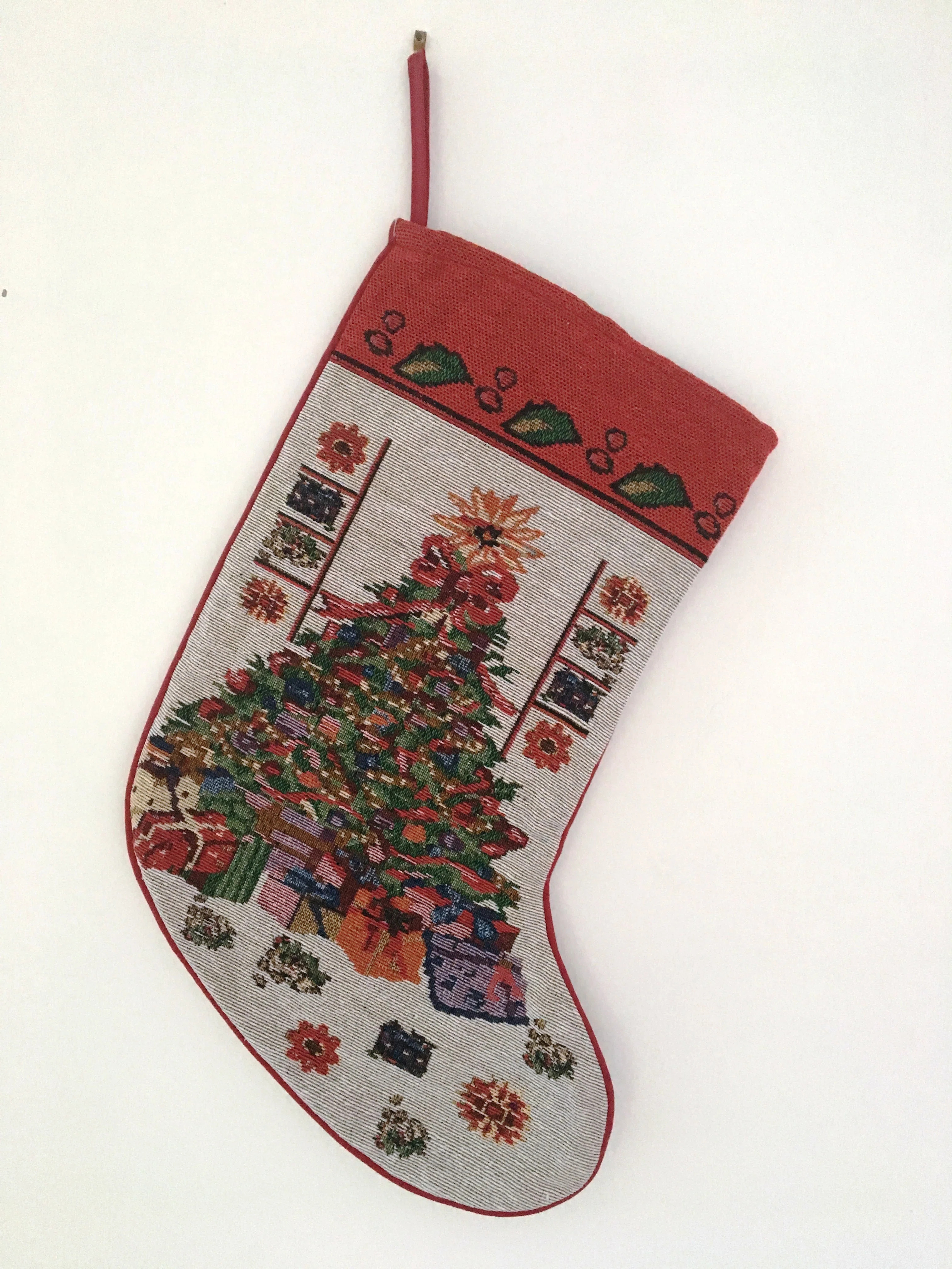 Christmas Tapestry Stocking | Wayfair UK