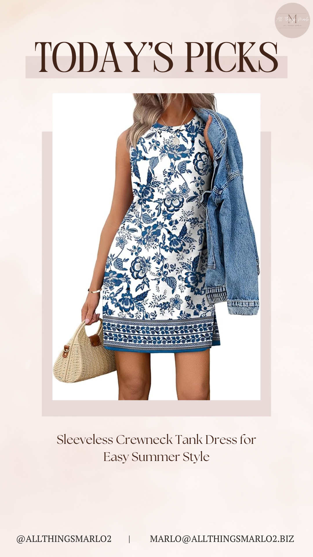 Sleeveless Crewneck Tank Dress for Easy Summer Style 

 #LTKSeasonal #LTKWorkwear #LTKTravel