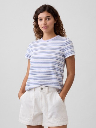 Favorite Stripe Crewneck T-Shirt | Gap Factory