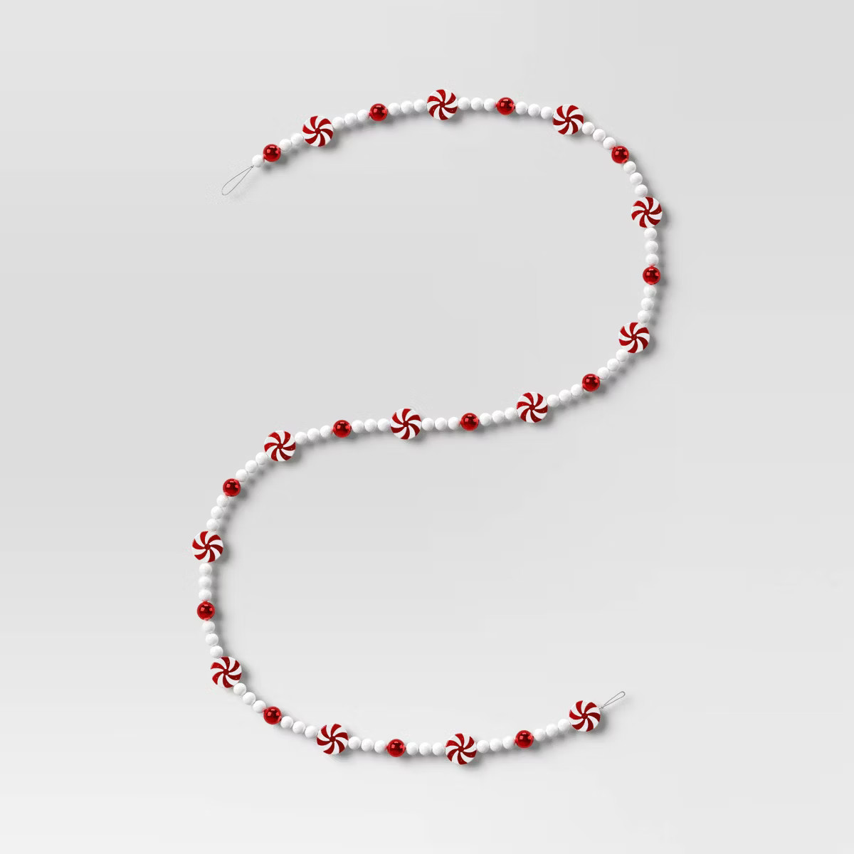 6'  Peppermint Candy Decorative Christmas Wall Garland Red/White - Wondershop™ | Target