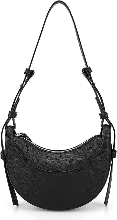 Saddle Bag for Women Shoulder Bag Crescent Purse Trendy Crossbody Bag Hobo Handbag | Amazon (US)