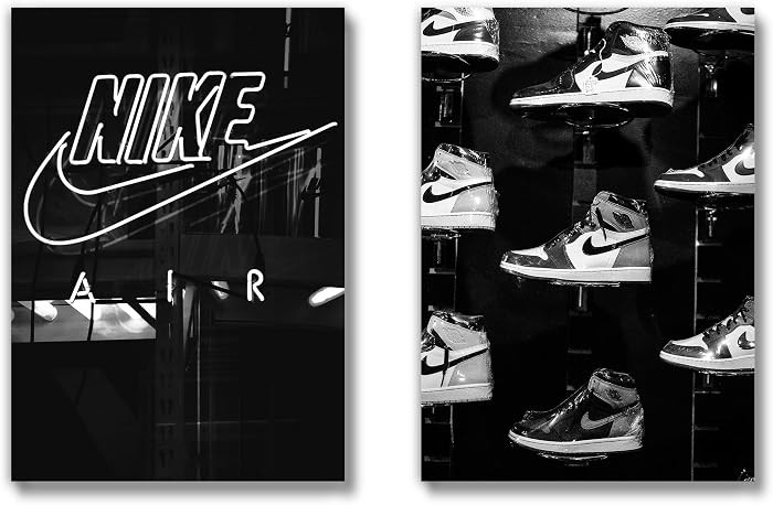Generic Sneaker Posters (UNFRAMED 12 x 16 Set of 2) Hypebeast Wall Art Shoe Decor Sneakerhead Roo... | Amazon (US)