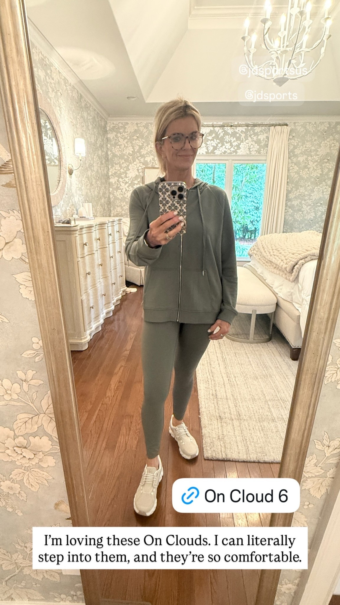 I’m loving these On Clouds. I can literally step into them, and they’re so comfortable. I love the pearl with the white sole because they look good with every outfit. 😍

#LTKOver40 #LTKootd #LTKActive