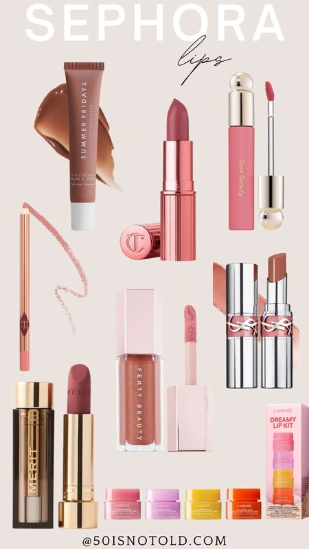 Sephora sale | lip products | Fenty Beauty | Summer Fridays | Beauty Finds 

#LTKxSephora #LTKsalealert #LTKbeauty