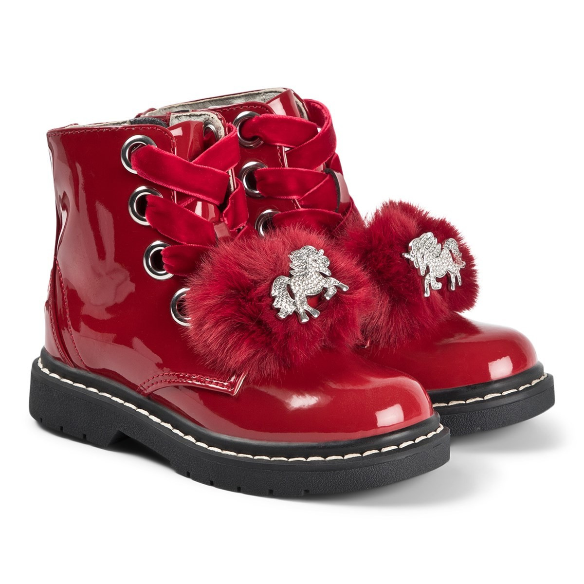Lelli Kelly Red Fiocco Di Neve Boots | AlexandAlexa | Alex and Alexa (UK)