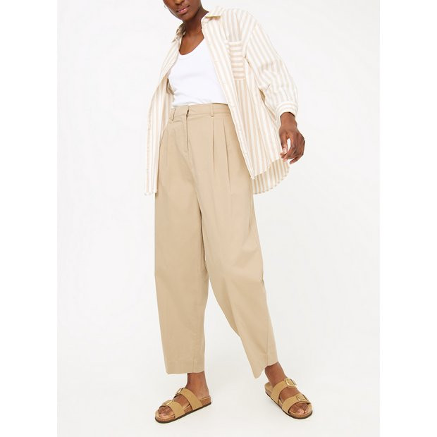 Buy Stone Barrel Leg Chino Trousers  16S | Trousers | Tu | Tu Clothing