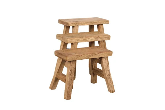 Miniature Old Barn Rustic Stool  3 Sizes Rustic Farmhouse | Etsy | Etsy (US)