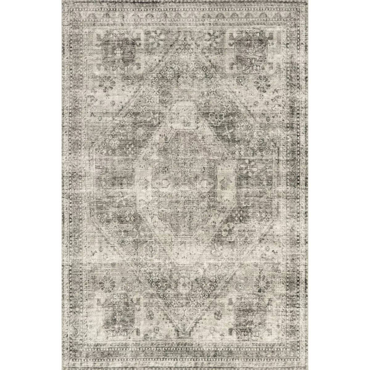 Nuloom Nevaeh Medallion 3x5 Machine Washable Accent Rug for Living Room Bedroom Dining Room Entry... | Target