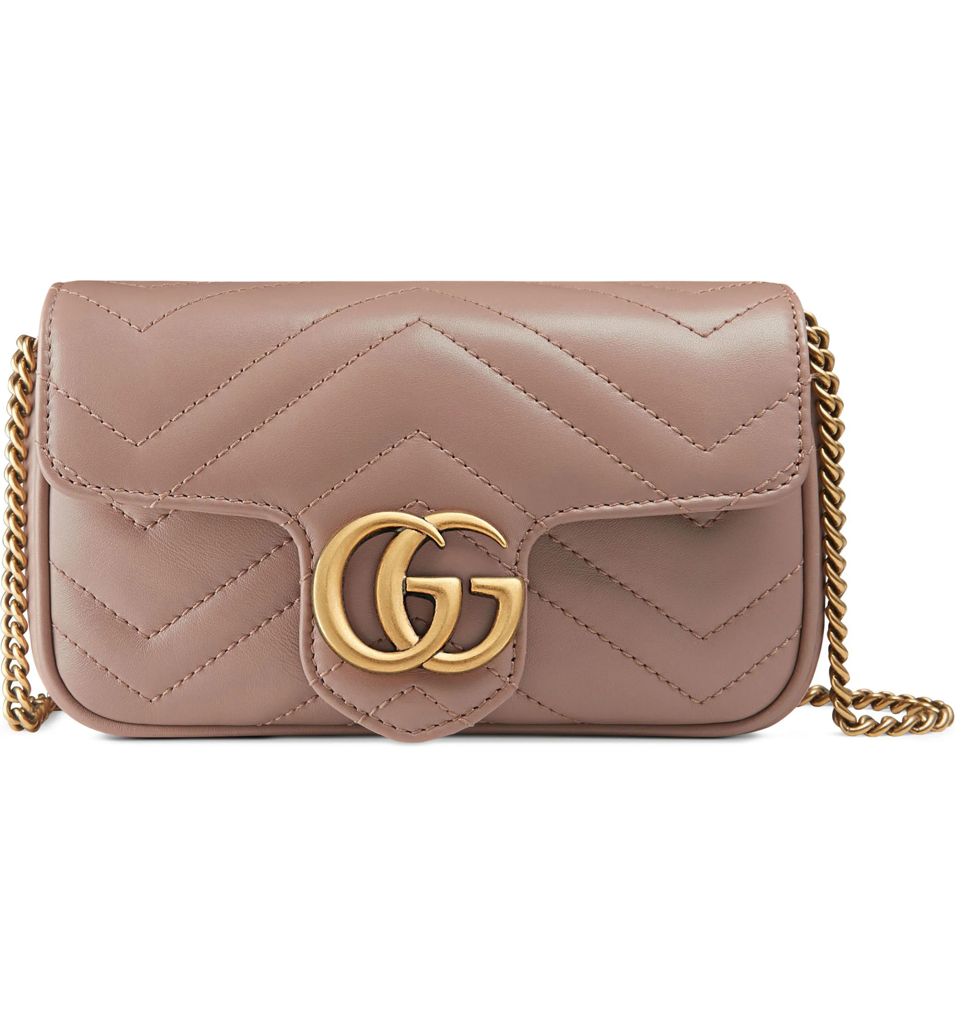 Supermini Matelassé Leather Shoulder Bag | Nordstrom