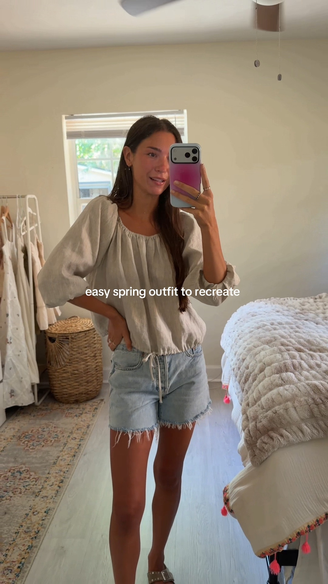 Styling my new linen top from @Aritzia wearing an XXS!!! Such a good spring / summer outfit 

#LTKSeasonal #LTKootd