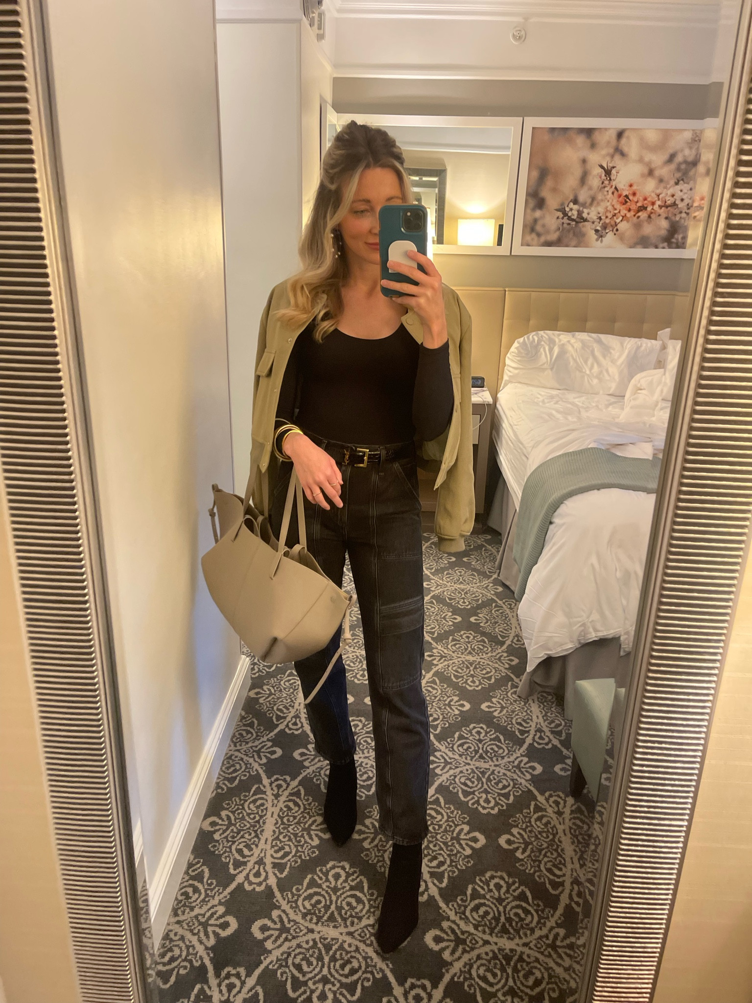 NYC Dinner outfit! Best jacket ever! Amazon fashion ! Under $50! Ysl belt 

#LTKworkwear #LTKtravel #LTKstyletip