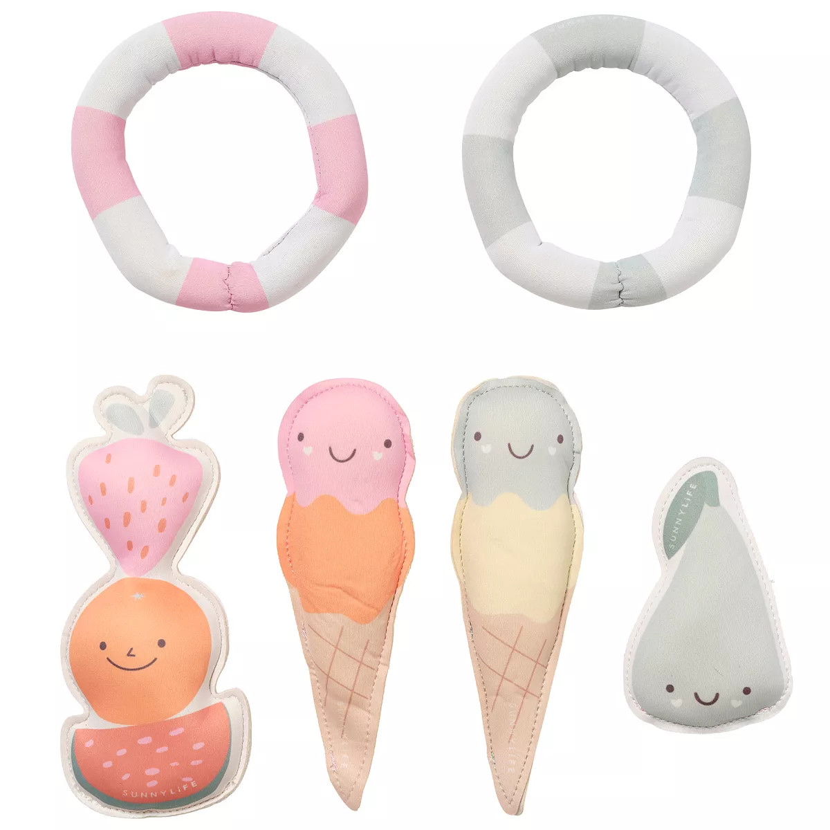 Sunnylife Dive Buddies - Cotton Candy 6pk, Pool Toys, Ice Cream & Fruit, Kids 6+ | Target