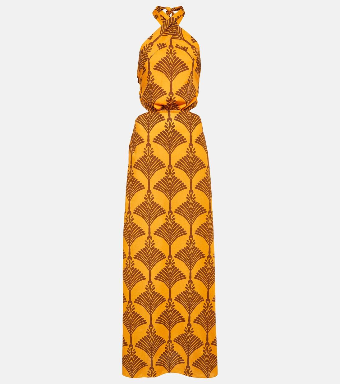 Printed halterneck cotton maxi dress | Mytheresa (US/CA)
