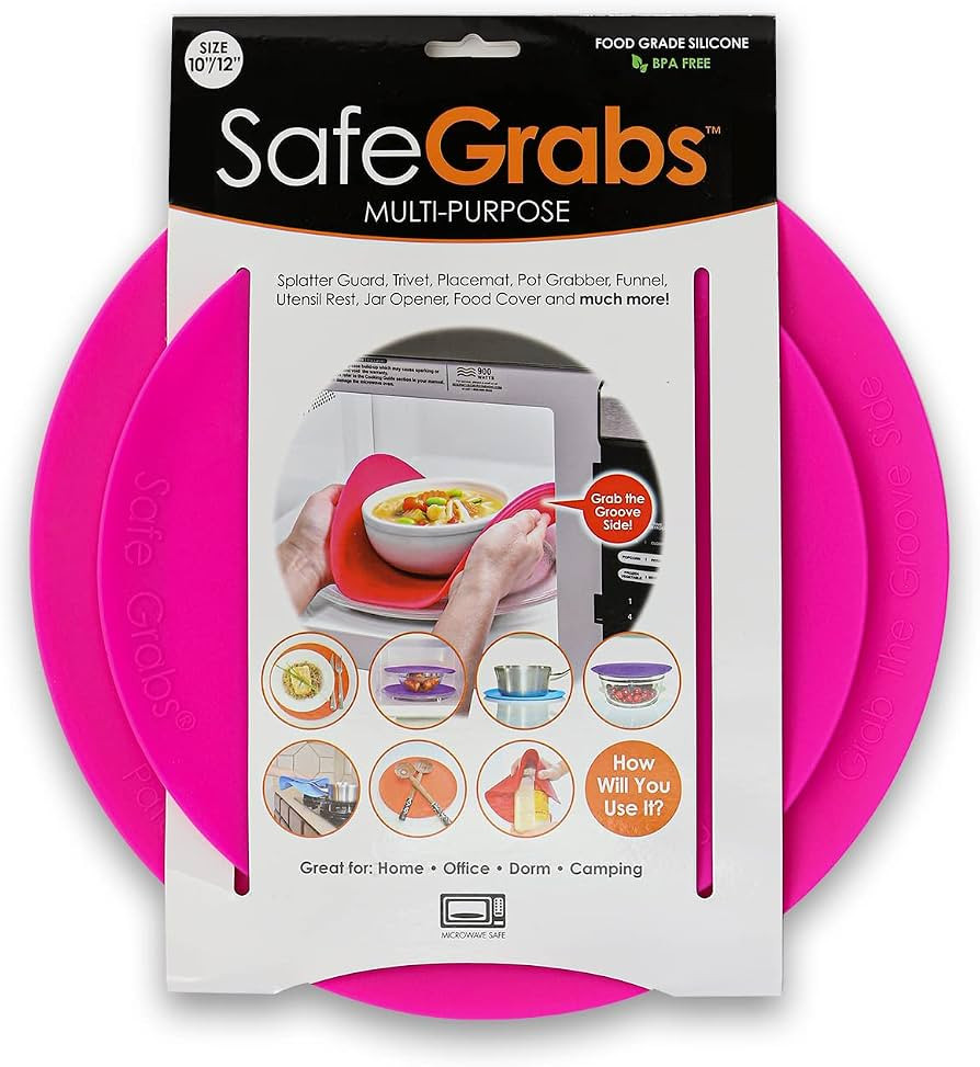 Multi-Purpose Silicone Original Microwave Mat as Seen on Shark Tank | Splatter Guard, Trivet, Hot... | Amazon (US)