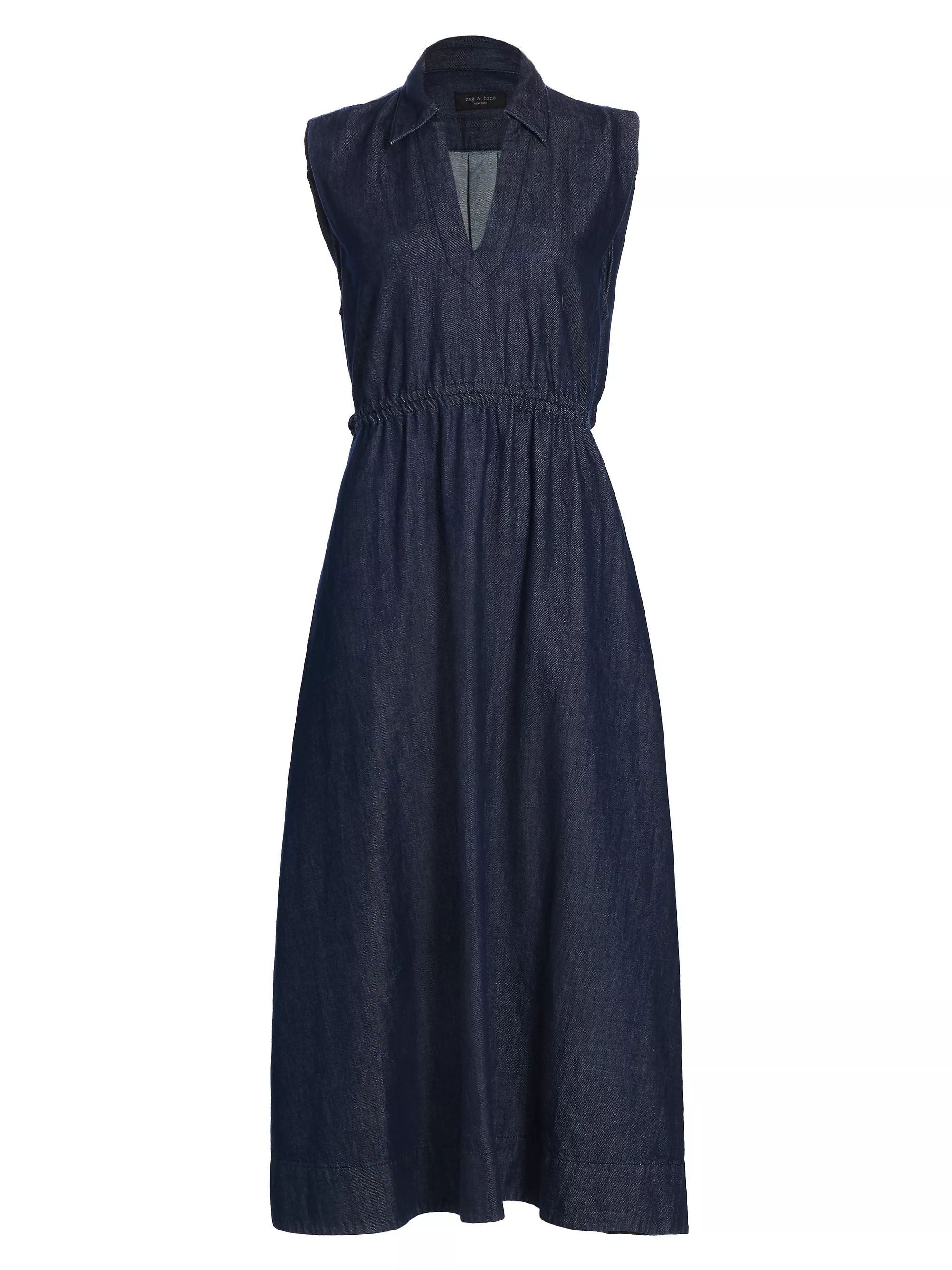 Ultra Featherweight Soraya Denim Midi-Dress | Saks Fifth Avenue