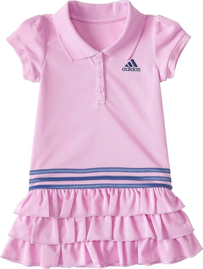 adidas Girls' Short Sleeve Polo Dress | Amazon (US)