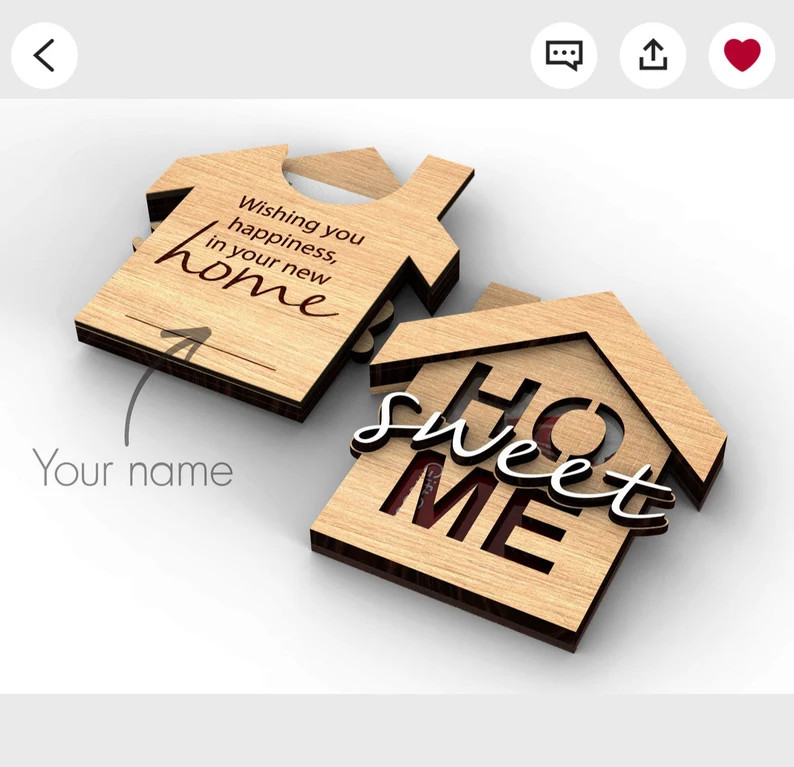 Home Sweet Home Gift Card Holder Realtor Closing Day Gift New Home Owner Gift Housewarming Realto... | Etsy (US)