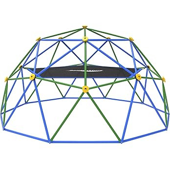 Gardenature 10FT Climbing Dome with Hammock, Outdoor Jungle Gym for Kids, Geometric Dome Climber ... | Amazon (US)