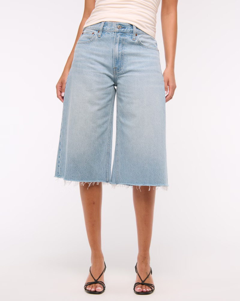 Mid Rise Long Jort | Abercrombie & Fitch (US)