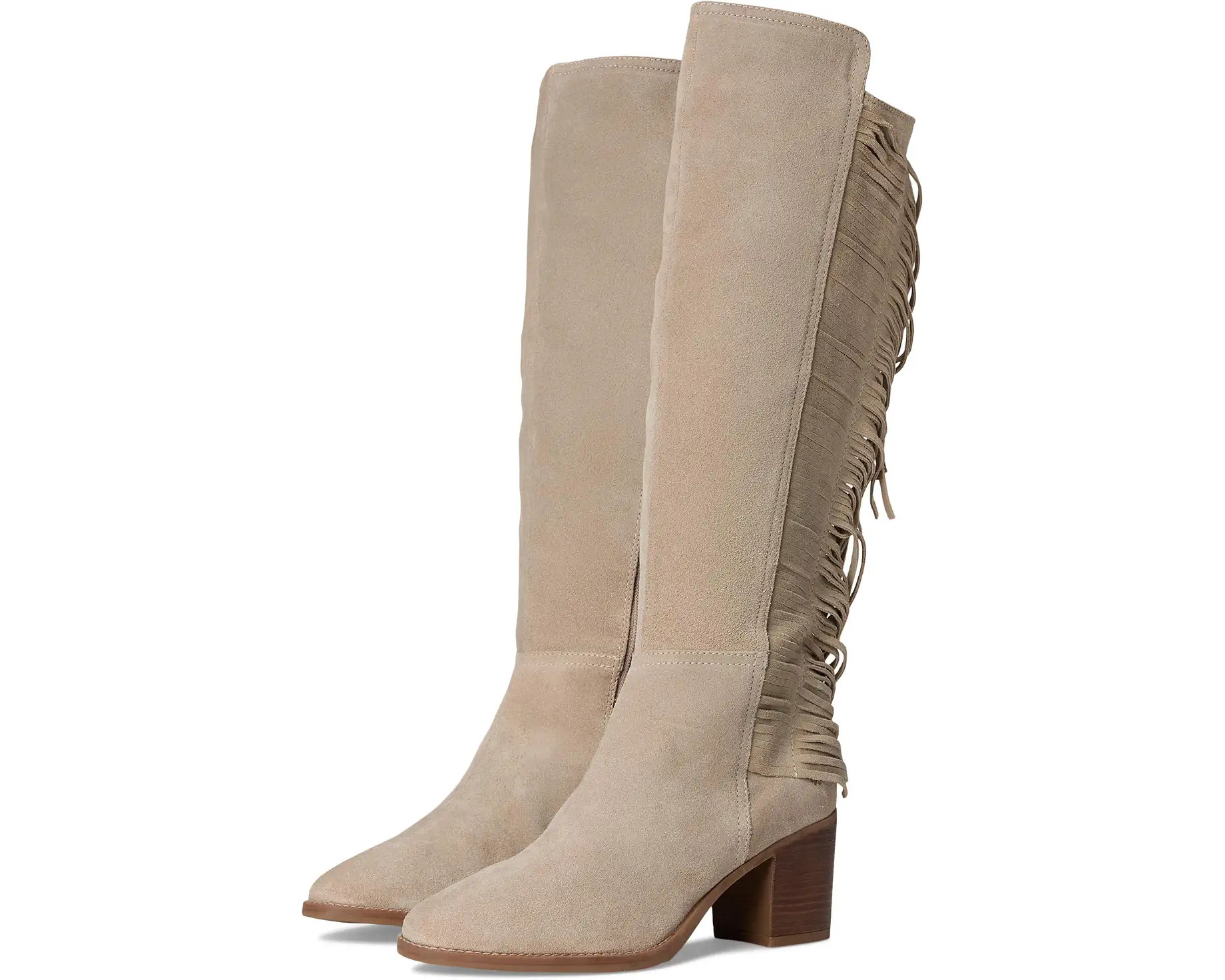 Women's Lucky Brand Boswell Fringe Boots | Zappos.com