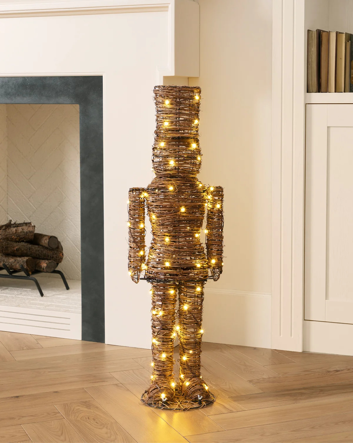 Pre-Lit Woven Nutcracker | McGee & Co. (US)