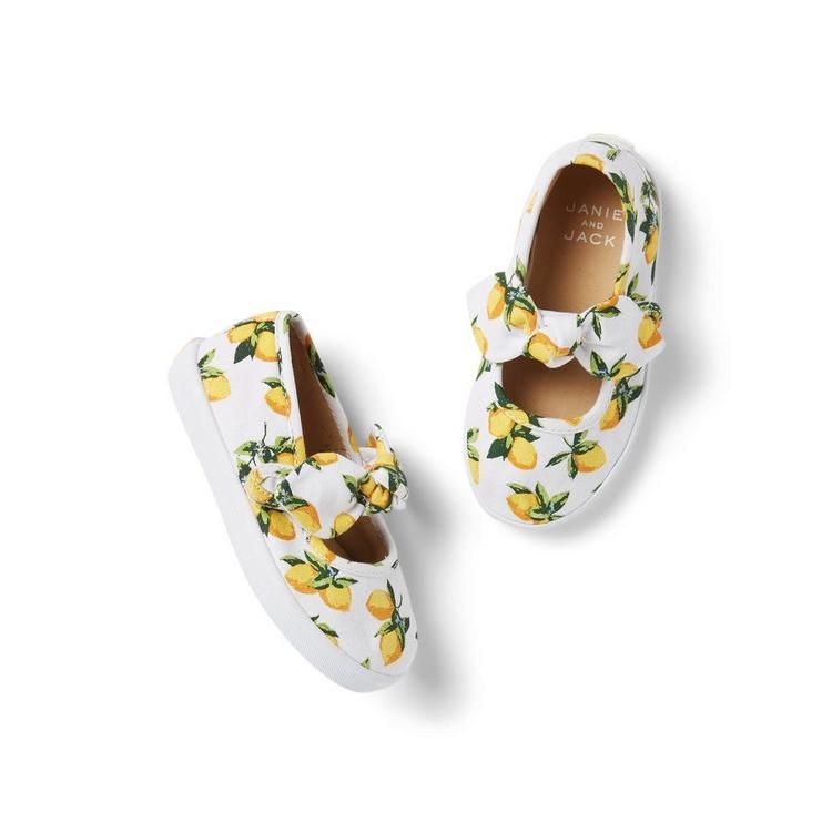 Lemon Bow Sneaker | Janie and Jack