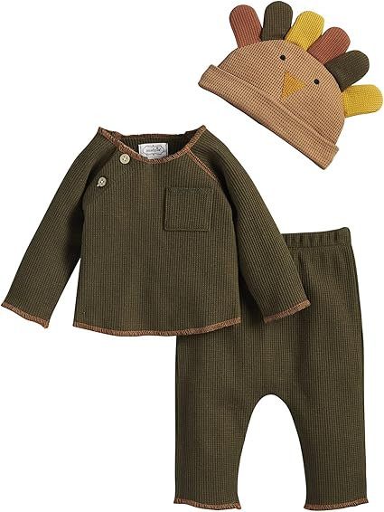 Mud Pie baby-boys Turkey Hat Set | Amazon (US)