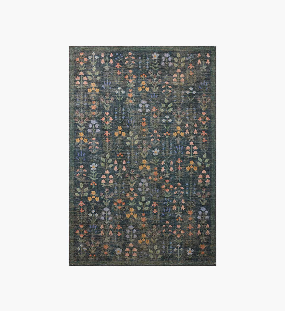 Edinburgh Campbell Power Loomed Rug - Navy | Rifle Paper Co.