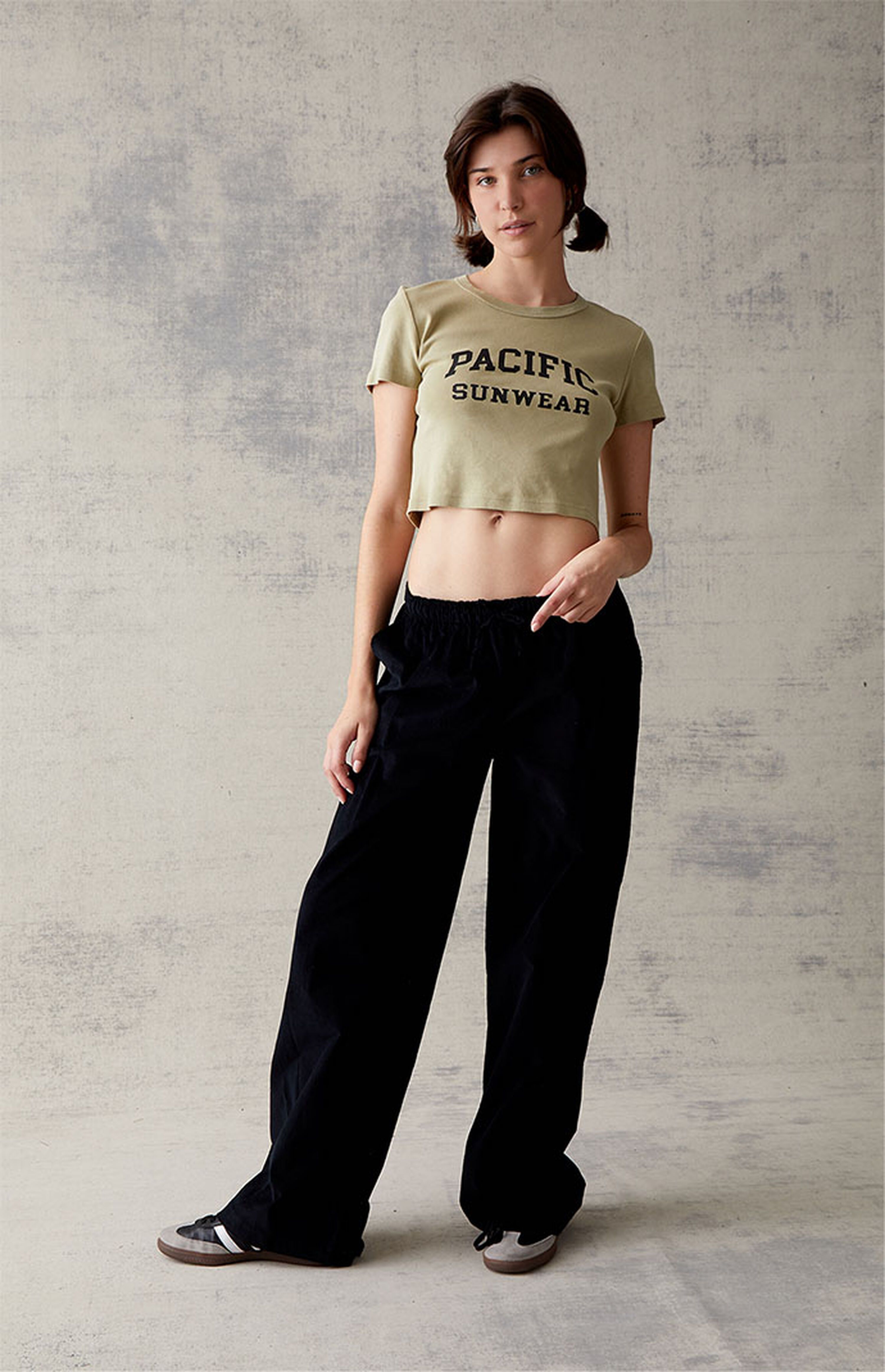 LA Hearts Micro Corduroy Wide Leg Pants | PacSun