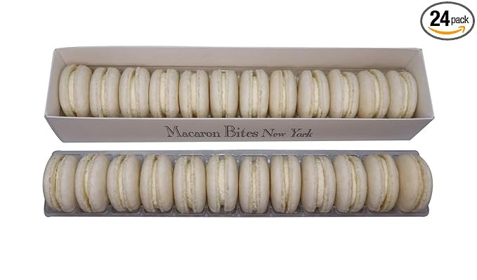 Macarons Gift Box of 24 - Vanilla | Amazon (US)