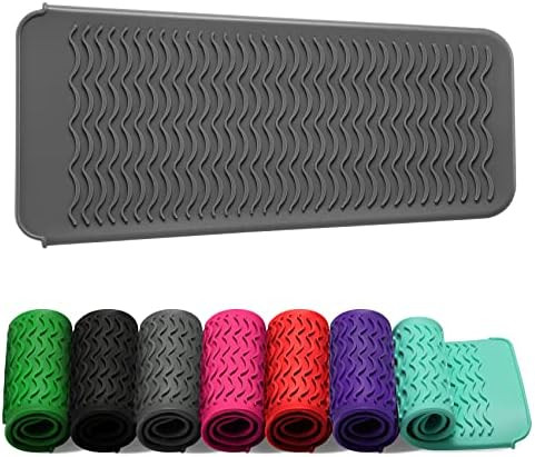 ZAXOP Heat Resistant Silicone Mat Pouch for Curling Irons & Flat Irons, 2-in-1 Travel Case & Cool... | Amazon (US)