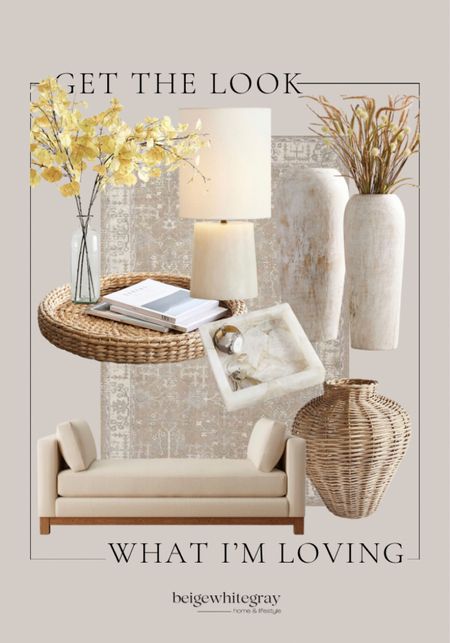 Pottery Barn beautiful home decor finds! Loving these beautiful neutral goodies!! From the tall wood vases, to the fall stems and woven gray! The marble catch all is one of my favorite and the woven vases is gorgeous I have it black. 

#LTKsalealert #LTKhome #LTKstyletip